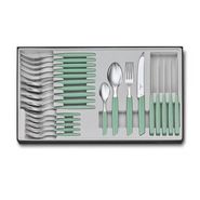 Victorinox 24-piece Swiss Modern 11cm blade cutlery set (choice of 2 colours)