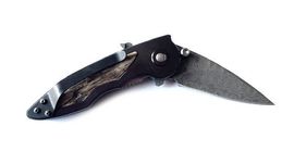 Buck Rush Teardrop Damast faltbares Sammlermesser