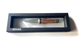 Boker P08 Damascus fixed knife