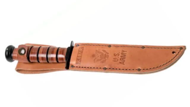 9190-Couteau lame fixe Ka-Bar US.Army 120th Anniversary