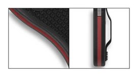 C14FSBKRD3-Spyderco Rescue 3 Thin Red line pocket knife black