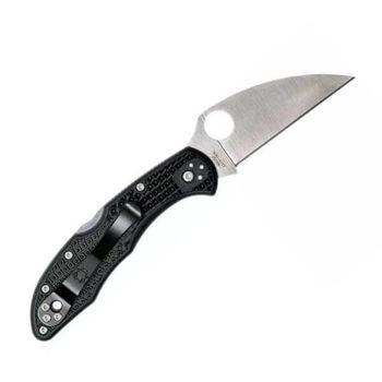 C11FPWCBK-Spyderco Delica 4 Wharncliffe Taschenmesser schwarz