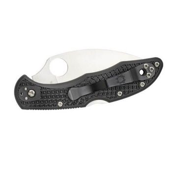C11FPWCBK-Couteau de poche Spyderco Delica 4 Wharncliffe noir