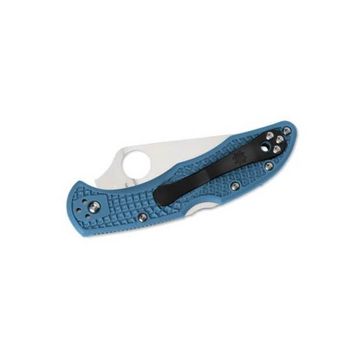C11FPBL-Spyderco Delica 4 Pocket Knife blue