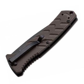 01BO425-Automatisches Messer Boker Plus Strike Coyote Tanto