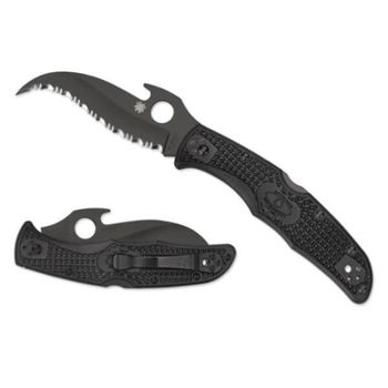 C12SBBK2W - Spyderco Matriarch 2 wave folding knife