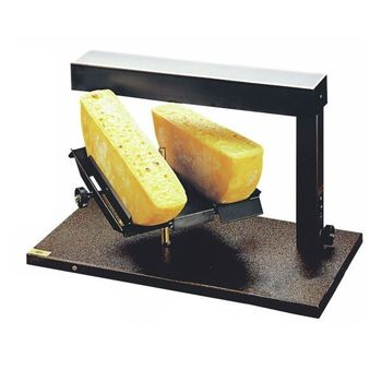 TTM20 Appareil à raclette traditionnelle 2 demi-meules pour restaurants et particuliers