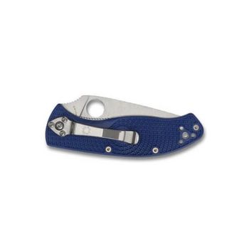 C122PSBL - Spyderco Tenacious Blue Folding Knife