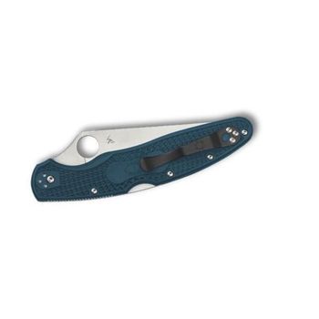 SPY C 07FP4K390-Couteau de poche Spyderco Police 4 K390 bleu