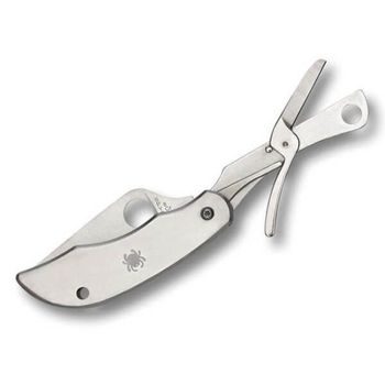 C169P-Spyderco clipiTool™ pocket knife and scissors