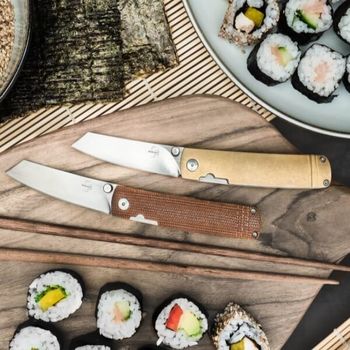 01BO328-Boker Plus Folding Knife Tenshi Brass