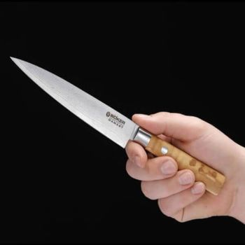 130434DAM-Böker Universal Knife Damascus Olive