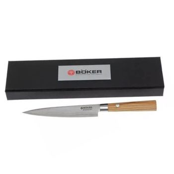 130434DAM-Böker Universal Knife Damascus Olive