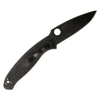 SPY C142PBBK-Spyderco Resilience Pocket Knife black