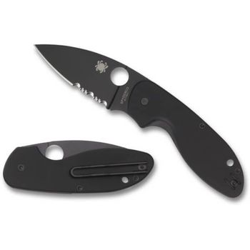 C216GPSBBK - Spyderco Efficient Mixed Klappmesser komplett schwarz