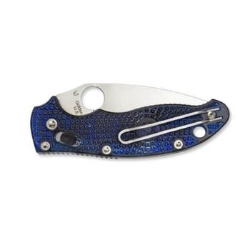 C101PBL2-Spyderco Manix 2 pocket knife translucent blue