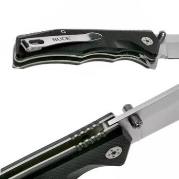 0252BKS-Couteau pliant Buck Trunk noir
