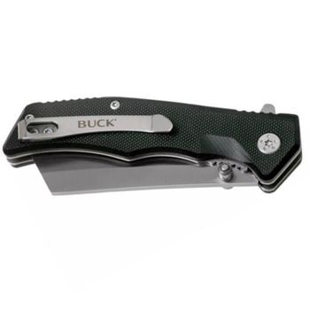 0252BKS-Folding knife Buck Trunk black