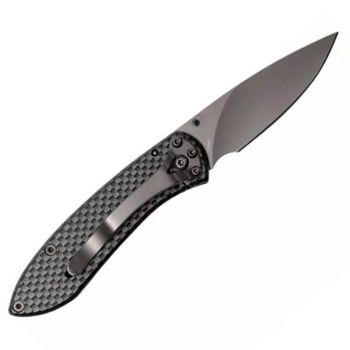 0327CFS-Couteau pliant Buck Nobleman Carbone