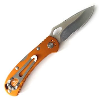 BU0722ORS1-Buck Spitfire Folding Hunting Knife orange