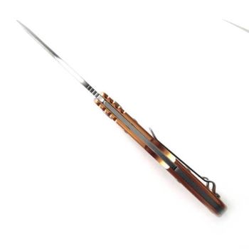 BU0722ORS1-Buck Spitfire Folding Hunting Knife orange