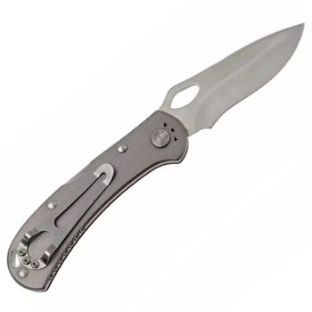 BU0722GYS1-Buck Spitfire Folding Hunting Knife grey
