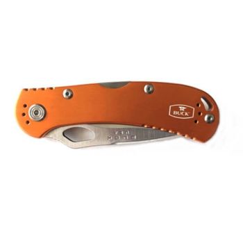 BU0726ORS-Buck Mini Spitfire Folding Hunting Knife orange