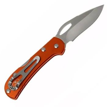 BU0726ORS-Buck Mini Spitfire Folding Hunting Knife orange