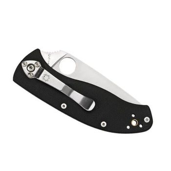 C122GPS - Spyderco Tenacious Klappmesser schwarz