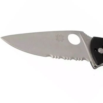 C122GPS - Couteau pliant Spyderco Tenacious noir