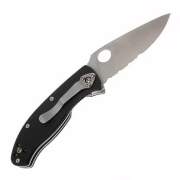 C122GPS - Couteau pliant Spyderco Tenacious noir