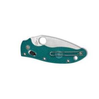 C101PCBL2-Spyderco Manix 2 pocket knife turquoise blue