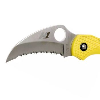 C28SYL2HB-couteau de poche Spyderco Dragonfly 2 Salt Hawkbill
