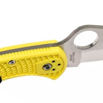 C88SYL2-Spyderco Salt 2 Pocket Knife yellow