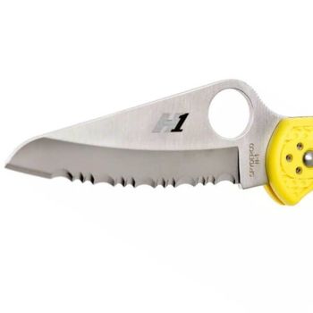 C88SYL2-Spyderco Salt 2 Pocket Knife yellow