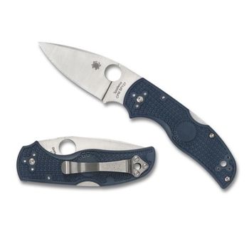 C41PCBL5-Spyderco Native 5 Pocket Knife blue
