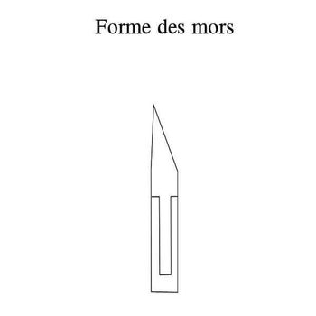 Ingrown toenail forceps HB quadrilateral arms