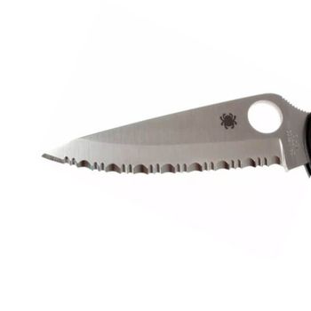 Spyderco Endura 4 Pocket Knife Black serrated