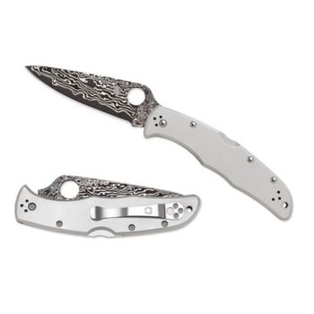 Spyderco Endura 4 Titanium Damascus pocket knife