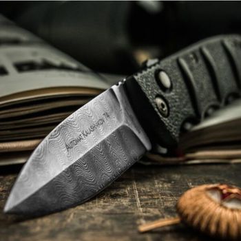 Automatikmesser Boker Plus AKS-74 spear point Damaskus