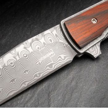 Klappmesser Boker Plus Urban Trapper Cocobolo Damascus
