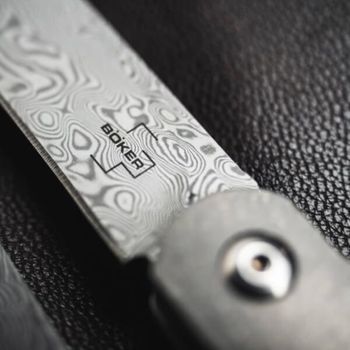 Boker Plus LRF Damascus Folding Knife