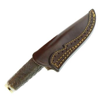 Muela Bowie Damascus hunting knife