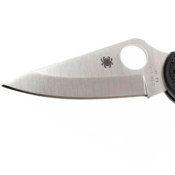 Spyderco Delica 4 pocket knife black sabre profile