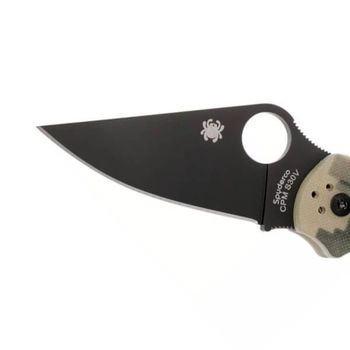 Spyderco Para 3 pocket knife black camo