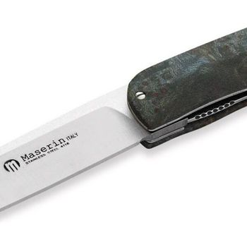 Couteau pliant Maserin Gourmet bleu