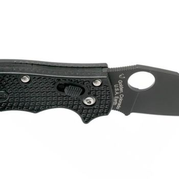 Spyderco Manix 2 black blade pocket knife