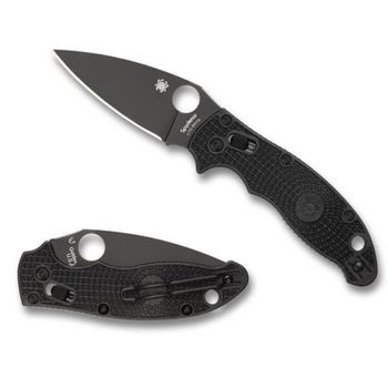 Spyderco Manix 2 black blade pocket knife