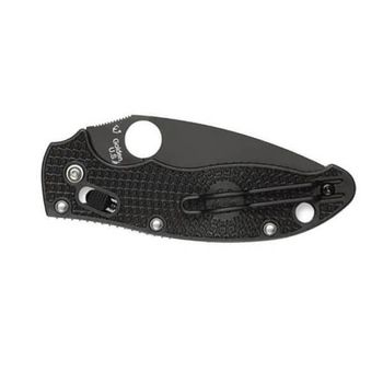 Spyderco Manix 2 black blade pocket knife