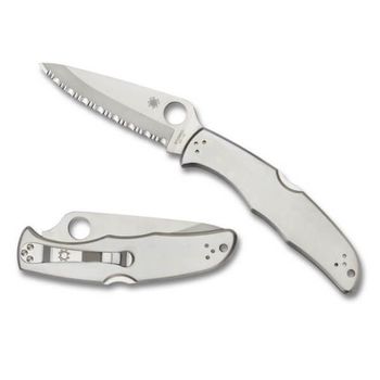 Couteau de poche Spyderco Endura 4 inox cranté